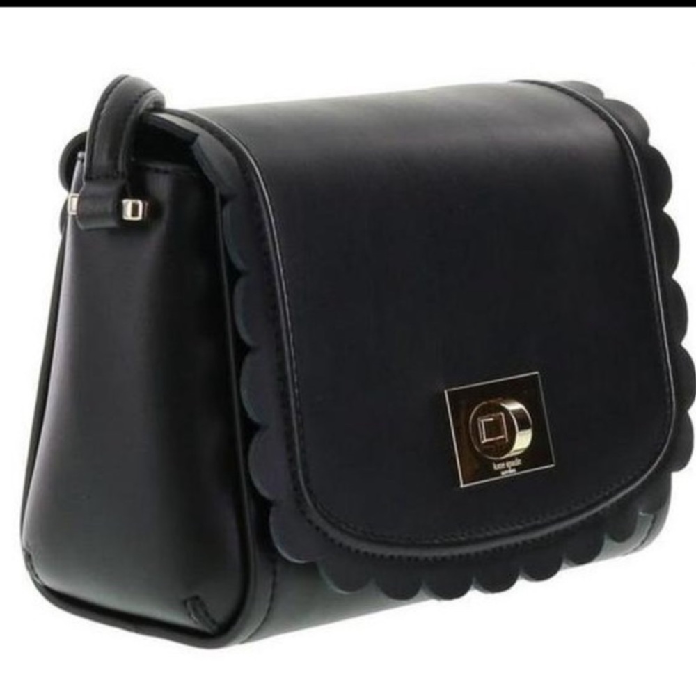 NWOT KATE SPADE Jazmin Maple Court Black Leather Purse